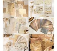 168Pcs Scrapbook Paper kit , 6 Pack of Embossed Textured Paper, for Junk Journal Supplies, Bullet Journaling Card Making and Scrapbooking Supplies DIY Mixed Media Collage Card