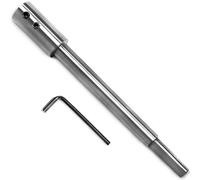 169 mm Extension Drill Bit Extension for Forstner Drill Bit with 3/8 Inch Shank, Drill Extension for Flat Drill Bit, Extra Long Extension for Extra Deep Hole Milling and Breakthroughs