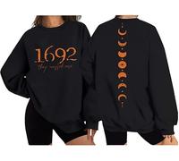 1692 They Missed One Sweatshirt Salem 1692 Sweatshirt Halloween Sweatshirt For Women Black