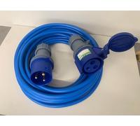 16A 20 Metre, ArcticFlex Cable, 2.5mm Caravan Motorhome 240V Mains Hook Up Cable EXTENSION Lead