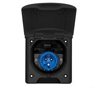 16A 230V RV Socket with Three-Core Configuration for Caravan Mains Supply Connection Standard Compliance
