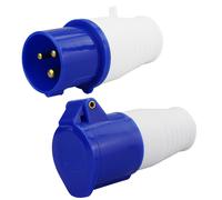 16A 240V Site Trailing Plug & Socket 230V 16A 3 Pi