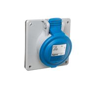 16A 3P 230V Whiteboard Socket Blue IP44 TEMPRA P17 555184