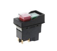16A 4Pin KLD28 Electromagnetic Pushbutton Switch Tool Start Stop On/Off Push Button Switch Easy Operate E7CB IDGTTLDF