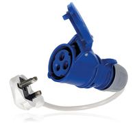 16A Converter Lead 13A Mains Plug Adaptor Caravan 3 Pin Electric Socket Hook-Up