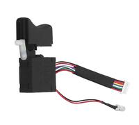 16A Drill Trigger Switch, 7.2-24V DC Reversible Speed Control Switch LED Indicator Replacement Part for Cordless Power Tools