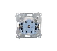 16A IP20 Single B/U Socket with Simon 54 Panel DG1Z.01/11