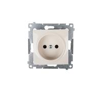 16A IP20 Single B/U Socket with Simon 54 Panel DG1Z.01/41