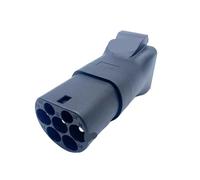 16A Single Phase EV Charger Station Converter Type 2 Male Plug To Universal Socket IEC62196 Type 2 EV Charging Adapter(EU Socket)