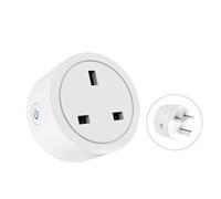 16A Smart WiFi Connected Socket - Voice & Application Control, Alexa, Google Home Compatible (2.4 GHz) - Energy Monitoring, Timer, Countdown - Tuya, Smart Life Compatible
