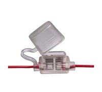 16AWG Inline Fuse Holder 32V DC ATC/ATO 16 Gauge Fuse Holder 10PCS Protected circuits (Color : 12 Awg)