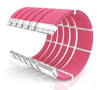 16AWG PSU Cable Extension Kit with Cable Combs,1x24pin ATX/2x8pin(4+4) EPS/3x8pin(6+2) PC Sleeved Cables 30cm Length,Power Supply Extension Cable Kit(Pink)