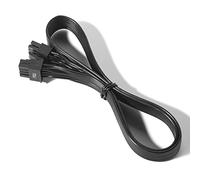 16AWG PSU CPU 8 Pin Male to EPS 4+4 Pin Male Cable,CPU Power Cable for Corsair, NZXT, Thermaltake, Modular Power Supply Black(70cm)