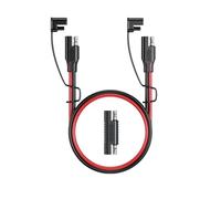 16AWG Quick Connecting Harness Plug Wire Extension Cord with Waterproof Cap Easy to Installation Battery Charging Cable