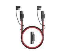 16AWG Quick Connecting Harness Plug Wire Extension Cord with Waterproof Cap Easy to Installation Battery Charging Cable