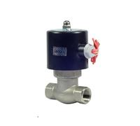 16bar High Temperature 2 Way Water Steam Solenoid Valve for Hot Water 1/2 3/4 Orifice 17mm US-15/20 Normal Close Stainless Valve(3/4",AC110V)