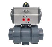 16Bar Q611S-16S DN40 DN50 Pneumatic Actuators Double Acting True Uniou Ball Valve seal(DN40 (50MM))