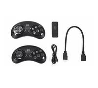 16Bit Retro Games Console, Retro Video Games Built in 900+Sega Genesis Games, HD TV Output, TV Games Console Support Download with 2 Wireless Controllers for Kids Adults Birthday
