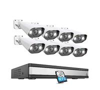 16CH 8MP 5MP POE Security Surveillance Camera System Kit AI Human Detection 2 Way Audio 4K IP CCTV Video NVR Set Good Image Quality(8MP 16pcs Cameras)
