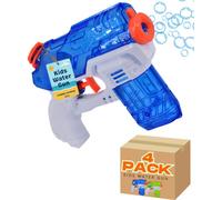 16Cm Kids Water Pistols Toy Gun - Clear Colour - 4 Pack