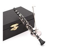 16cm Mini Clarinet Model, with Delicate Workmanship, and Lifelike, Luxurious and Elegant, Suitable for Desk Decoration and Ornaments