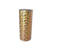 16cm One Roll Broken Glasses Colorful Hot Stamping Foil for Paper or Plastic 16CMx120M Heat Transfer DIY Card(Gold Glasses)