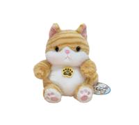 16cm Plush Animal Toys - Soft Cuddly Stuffed Dolls (Dog/Cat/Bear/Rabbit) for Birthday/Christmas - Desktop Ornament (B)