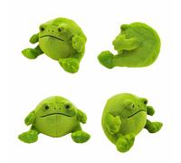 16cm Ricky Rain Frog Plush Toy Green Grumpy Frog Soft Doll Kids Gift
