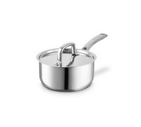 Sur La Table 16cm Saucepan, Riveted Steel Handle and Lid, Induction Compatible, Stainless Steel