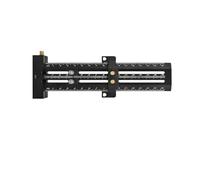 16cm T Shape Marking Ruler with Steel Pin Black Aluminium Parallel | T-shape design with steel pin and dual adjustable slots for precise parallel line marking up to 16cm