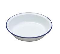 Nimbus Round Pie Dish White/dark Blue (16Cm)