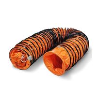 16FT Ducting Hose 14 Inch PVC Flexible Duct Hosing with Adjustable Rope for Utility Blower Exhaust Fan