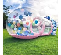 16Ft,Party Clear Balloon House, PVC Bubble House Dome Bubble House, Inflatable Bubble House Great for Indoor And Outdoor Party Celebrations