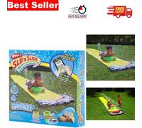 16ft Slip ‘n’ Slide Wave Rider with Inflatable Boogie Board for Kids' Summer Fun
