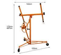 (16ft) T-Mech 11ft Drywall Hoist Plasterboard Lifter