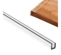 16FT Transparent Corner Protectors - Cuttable Flexible Edge Protection | Child Safety Home | Shock Protection for | Acrylic Moulding | Use on Tables, Cabinets in the Hallway