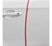 16ft U Shape Rubber Seal Strip for Vehicle Door For Edge Guard Molding Trim Protector and Easy to Apply on Doors (Red)