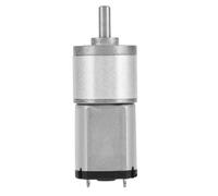 16GA030 DC Gear Motor, High Torque Micro Motor, Low Speed Precision Drive, Copper Coil Metal Gearbox with 3mm Shaft for Smart Cars and Door Locks Quiet Compact Build (12V 30RPM)