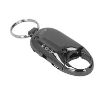 16GB 15H Voice Audio Recorder Keychain Pendant Metal Ring WAV USB (Black)
