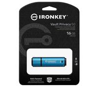 16GB 32GB 64GB 128GB 256GB 512GB Kingston Ironkey Vault Privacy 50 USB Drive