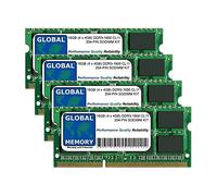 16GB (4 x 4GB) DDR3 1600MHz PC3-12800 204-PIN SODIMM MEMORY RAM KIT COMPATIBLE WITH LAPTOPS/NOTEBOOKS