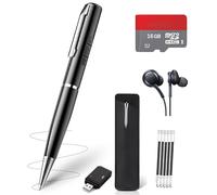 16GB AI Digital Voice Recorder Pen- Voice Activated Audio Recorders, Voice Recording Device with Playback, Portable Taking Device with Noise Reduction, Smart Recorder for Meeting/Course/Lectures