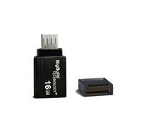 16GB Black Dual Drive MicroB OTG USB Memory Stick compatible with Samsung Galaxy A2/A10, S4/S5/S6/S7, Note 4/5, J8/J7/J6/J5 Mobile