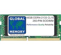 16GB DDR4 2133MHz PC4-17000 260-PIN SODIMM MEMORY RAM COMPATIBLE WITH LAPTOPS/NOTEBOOKS
