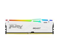 Kingston Technology FURY Beast 16GB 5600MT/s DDR5 CL40 DIMM White RGB XMP
