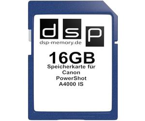 16GB Speicherkarte für Canon PowerShot A4000 IS