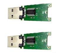 16GB USB 2.0 Board for bare PCB for Custom Case 16GB USB 2.0(16 GB) | 2-pack for value set, 8GB capacity each, green PCB material, plug-and-play, DIY custom enclosure