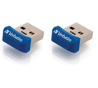 16GB USB Flash 3.0 NANO Store´N´Stay BLUE Verbatim P-BLIST (Pack of 2)