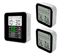 16in1 Air Quality Detector TVOC HCHO PM2 5 PM10 PM1 0 Humidity Temp Intelligent with 2pcs Sub Real Data 2 8TFT Display Screen