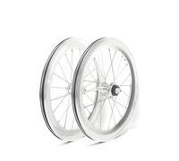16inch 305 BMX Wheelset With 9T Sprocket, Single-Speed, Folding Bike V-Brake Wheel Set, Height 40mm Aluminium Alloy Bike Rims, Bolt On